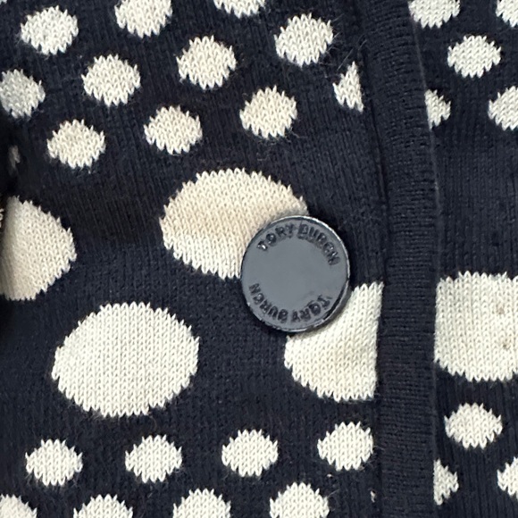 Tory Burch Polka Dot Navy and Cream Blazer - Picture 6 of 12